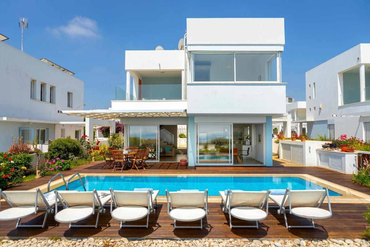 Protaras Beachfront Villa Alia מראה חיצוני תמונה