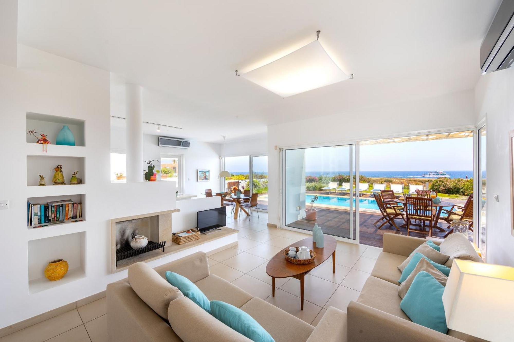 Protaras Beachfront Villa Alia מראה חיצוני תמונה